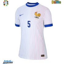 Frankrike Jules Kounde #5 Bortedrakt Dame EM 2024 Kortermet